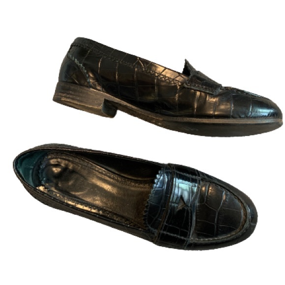 Prada Loafers Size 37 Crocodile - Picture 2 of 6